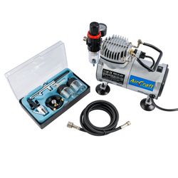 AIRCRAFT Compressor With Airbrush Kit And Hose